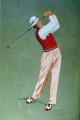 yxr0038 impressionism sport golf